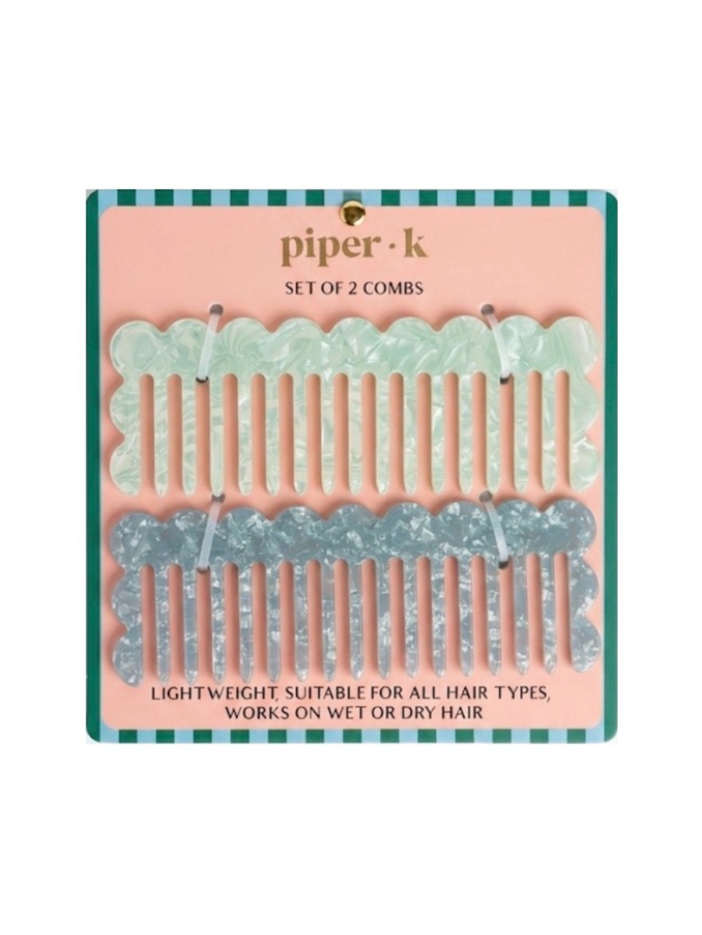 NWT 🩵💚 Piper K Comb Set of 2